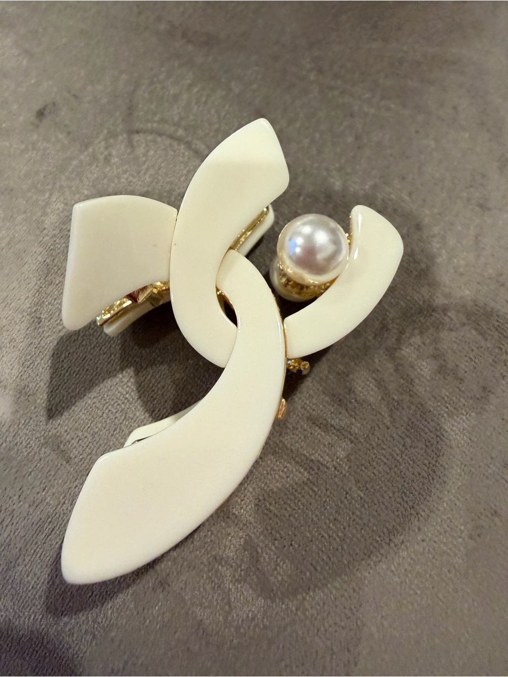 Kohl's Cream Pearl Accent Women's Brooch